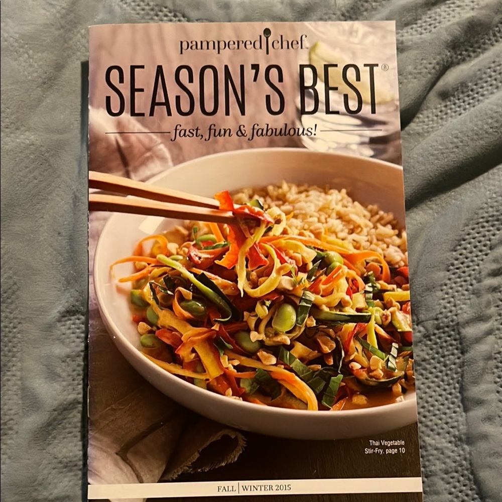 Pampered Chef Fall/Winter 2015 Season’s Best Cookbook